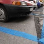 le troppe strisce blu ad aversa